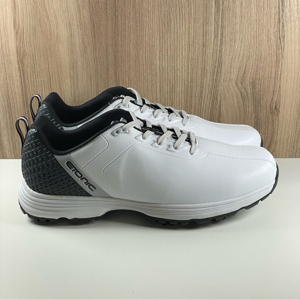 New Etonic Golf Stabilizer 3.0 Shoes White/Black Men’… Gem